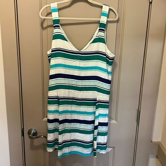 NWT Gorgeous Beachy Anthropologie Sanctuary Striped Dress Large - Picture 3 of 7